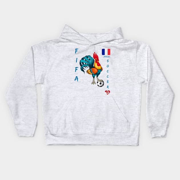 FIFA Rooster Kids Hoodie by Friendipets